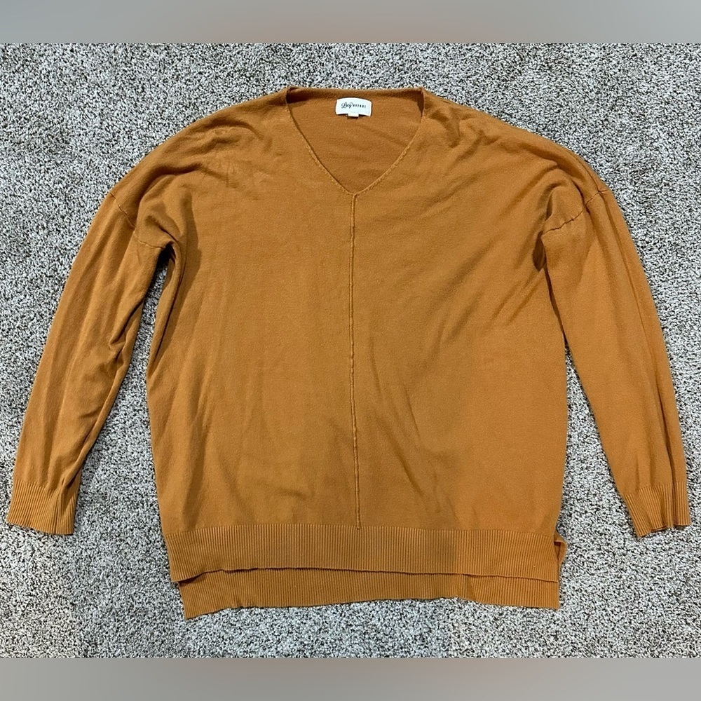 Lucy Avenue long sleeve v-neck sweater